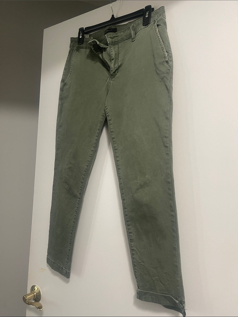 STS Blue Olive Green Slim Chinos